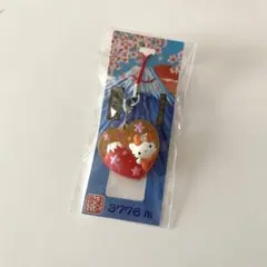 ハローキティ 富士山 ラバーストラップ