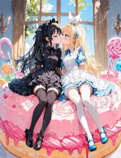 b044 美少女 かわいい イラスト 下着 コスプレ セクシー A4ポスター