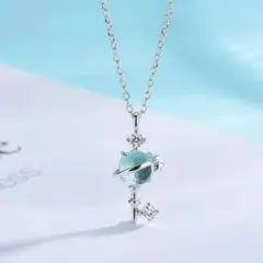 プラネット キーレディースネックレス