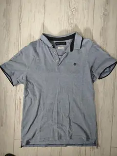JACK & JONES ライトブルー ポロシャツ Lサイズ