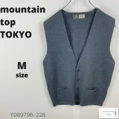 訳あり mountain top TOKYO ニットベスト ウール シンプル M