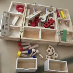 木製工具の知育玩具セット 大工さん気分に