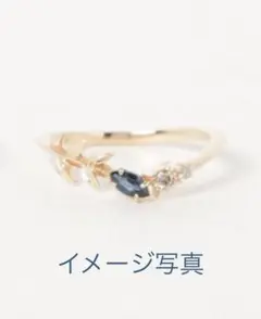アガット リーフ ピンキーリング 2号