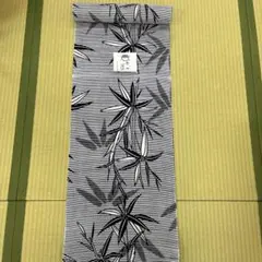 ゆりのはな　未使用品　綿絽　浴衣　竺仙風　雪輪に花柄　綿　仕立て上がり　G402 竺仙浴衣「綿絽・女性向け・雪輪に千鳥と夏草」 | MINOKO STORE