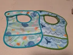 新品未使用 Bumkins お食事エプロン 2枚セット