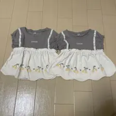 birthdayのさくらんぼTシャツ　2点セット