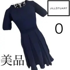 美品☆JILL STUART☆ワンピース☆ネイビー☆0