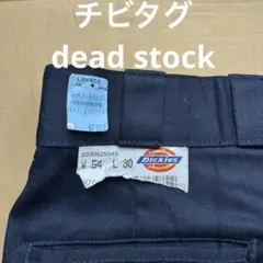チビタグ　dead stock USA製　dickies ブラック　ワークパンツ
