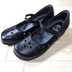 Mio comfort 幅広 4E 黒 パンプス 24.5 本革 日本製