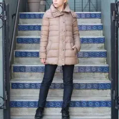 BURBERRY LONDON バーバリーフーデッドダウンコート