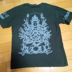 京都壬生堂　Tシャツ 半袖　Ｍ　梵字　千手観音