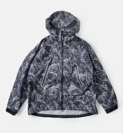 andwander reflective printed rain jacket