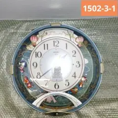 SEIKO 音楽時計 装飾的デザイン 縦約42cm 横約41cm 奥行11cm
