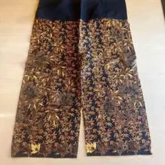 【新品】タイパンツ　フィッシャーマンパンツ　アジアンパンツ　竹柄　和柄