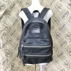 マークジェイコブス ナイロンバイカー バックパック リュック 黒 EL325
