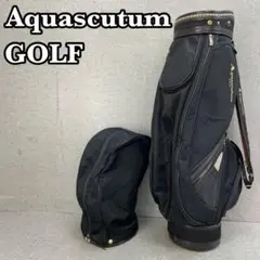 AQUASCUTUM エナエル キャディバッグ AQUASCUTUM LONDONアクアスキュータム ゴルフ キャディバッグ