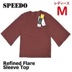 <新品>レディスMサイズ　スピード　ラッシュガード シャツ　バーガンディ　半袖