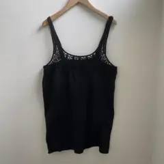 ユニクロ　キャミソール　かぎ編み　レース