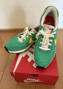 ★NIKE WAFFLE DEBUT VNTG グリーン×イエロー26.5cm★