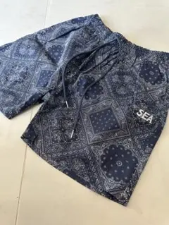 未使用　wind and sea ペイズリーショートパンツ