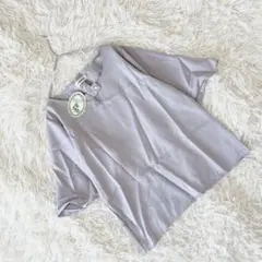 新品 《YEMAFUSHI》 (XL) スリットネックブラウス きれいめ 上品