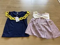 新品あり アプレ リセマイン トップス ひまわり ピンク