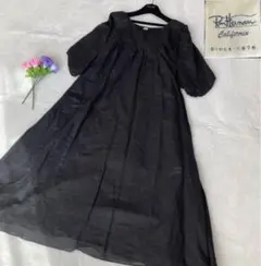 RonHerman collection ゆったりマキシワンピース ブラック