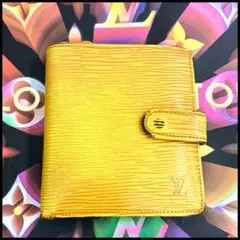 【SALE】ルイヴィトン 二つ折り財布 エピイエロー 黄色 レディース 折り財布