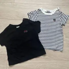 半袖Tシャツ　80  ミキハウスダブルビー