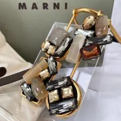 ✨極美品✨マル二 MARNI ネックレス ペンダント 定価13.8万円 箱付き