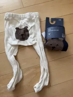GAP ベビータイツ 0-12ヶ月 クマ柄　　2セット