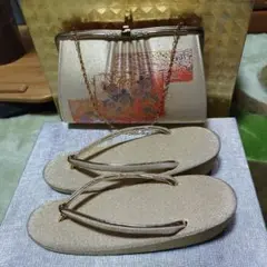 ★和装バッグ、草履(23.5cm)セット