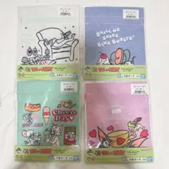 未開封 一番くじ トムとジェリー 巾着ポーチ 4枚セット