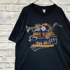 USA製90sヴィンテージTシャツ！シングルステッチチャンピオンブラックXL15