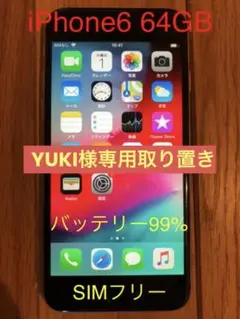 iPhone 6 Space Gray 64 GB SIMフリー