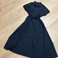 cocotte paris ジップアップパフスリーブワンピース