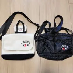 VAN JAC ヴァン ショルダーバッグ ２種２個セット 新品未使用 2025年最新】VAN Jacket ショルダーバッグの人気アイテム - メルカリ