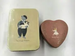 【マタノアツコ】Mary's Bear アンティーク缶 【2個セット】