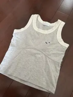 VALLAN グレー タンクトップ
