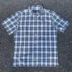 Cityboy 短丈 00sOLDGAP ネイビーチェックシャツ　ノームコア