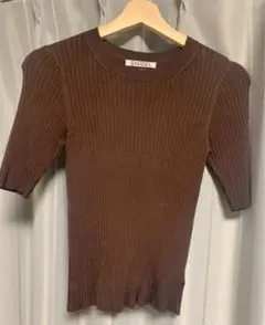 (値下げ)snidelのリブニットトップス