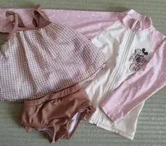 ラッシュガード100サイズ 水着90サイズ 女児