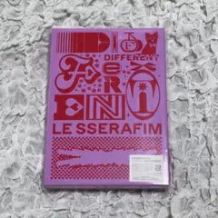 LE SSERAFIM DIFFERENT CD 開封済み