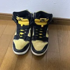 Nike ハイカットスニーカー イエロー/ブラック