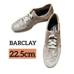 【美品】　BARCLAYバークレー　スニーカー　22.5