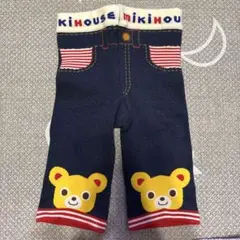 ミキハウス クマ柄 ボトムス スパッツ
