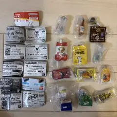 新品⭐︎食品ミニチュアチャーム12点　お菓子　ゼリー　パン　アイス　スイーツ　飲料