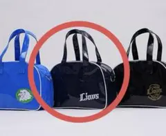 埼玉西武ライオンズ　来場者限定配布　エナメルバッグ　ネイビー