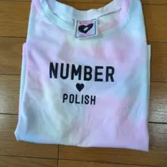 NUMBER ♥ POLISH タイダイTシャツ