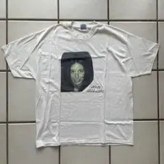 90s Hanes usa製 XL 遺影Tシャツ コットンポリ ホワイト 古着